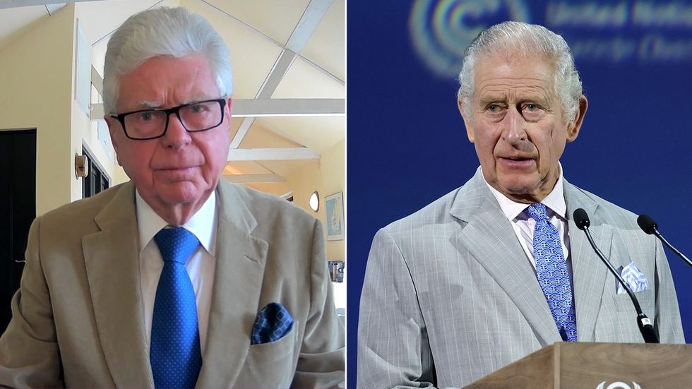 Michael Cole and King Charles