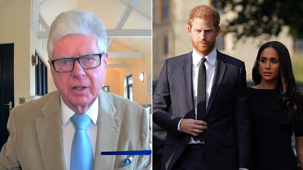 Michael Cole and Prince Harry, Meghan Markle