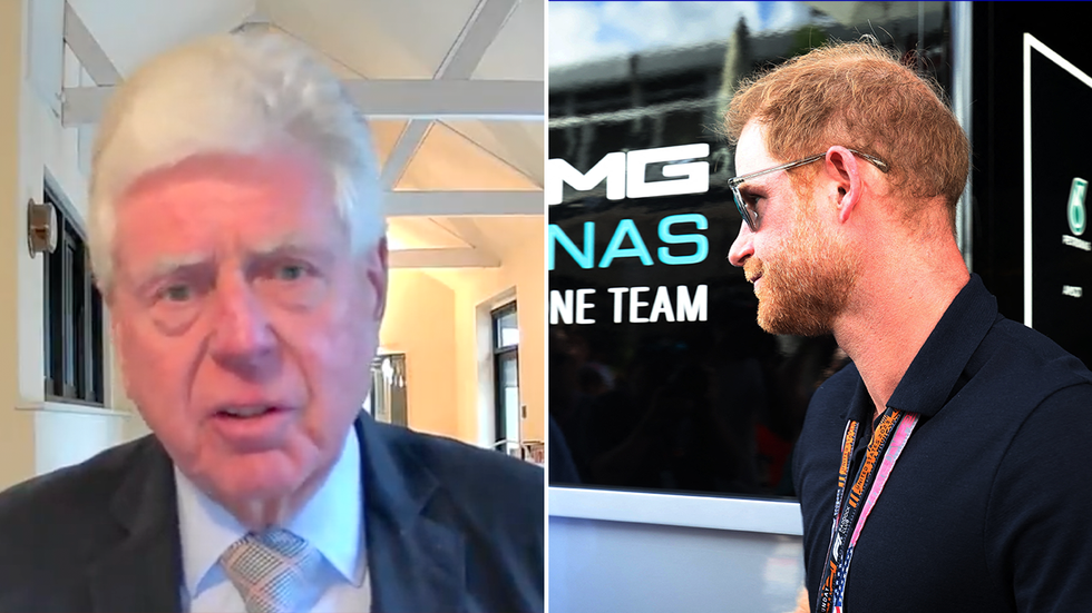 Michael Cole and Prince Harry