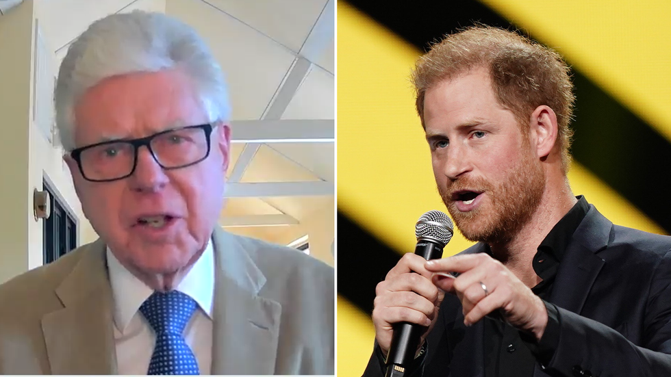 Michael Cole and Prince Harry