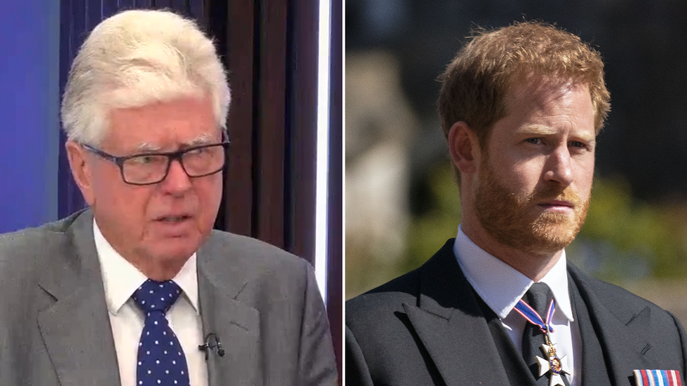 Michael Cole and Prince Harry