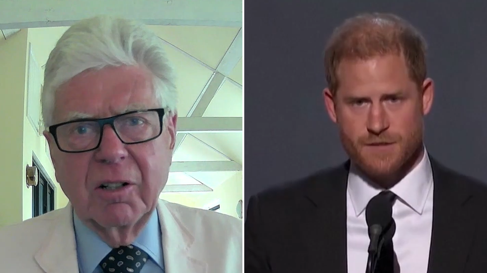 Michael Cole and Prince Harry