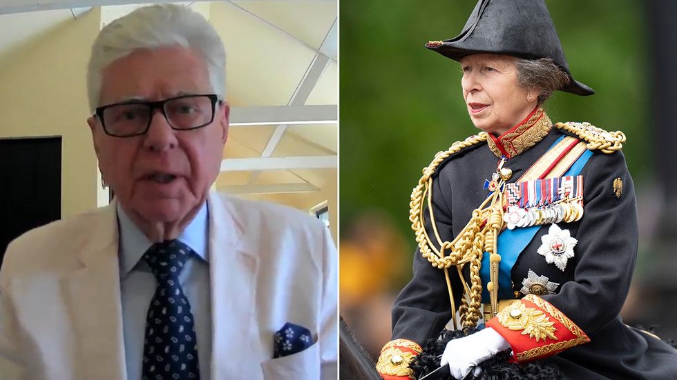 Michael Cole and Princess Anne