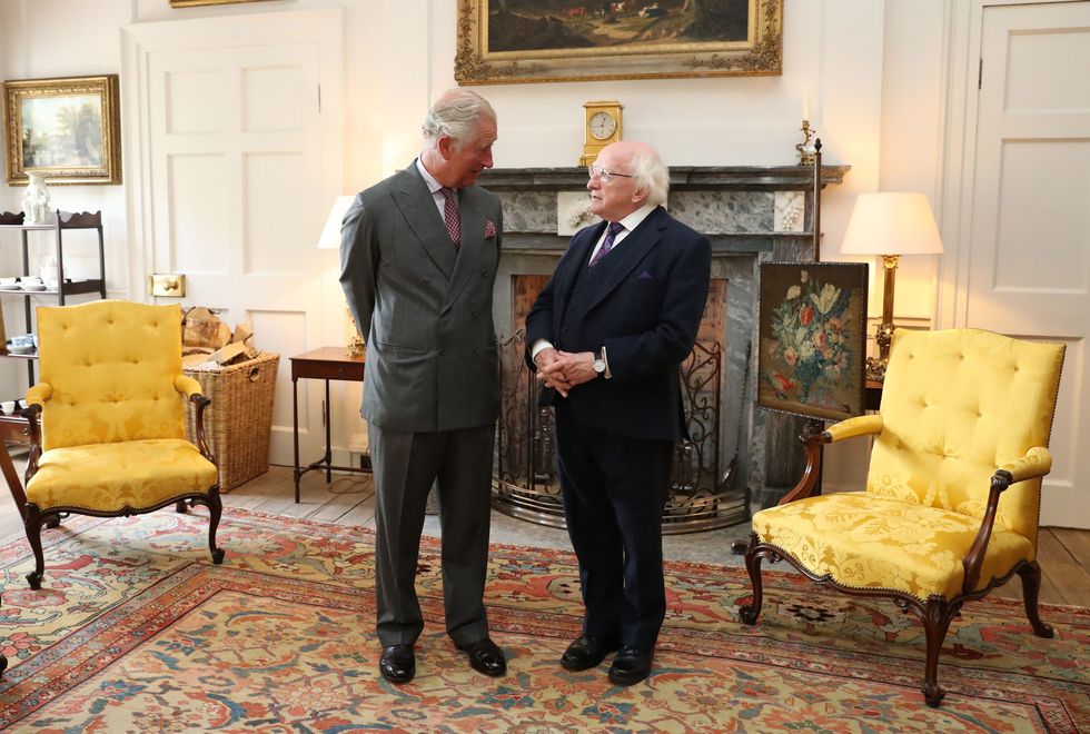Michael D Higgins and King Charles