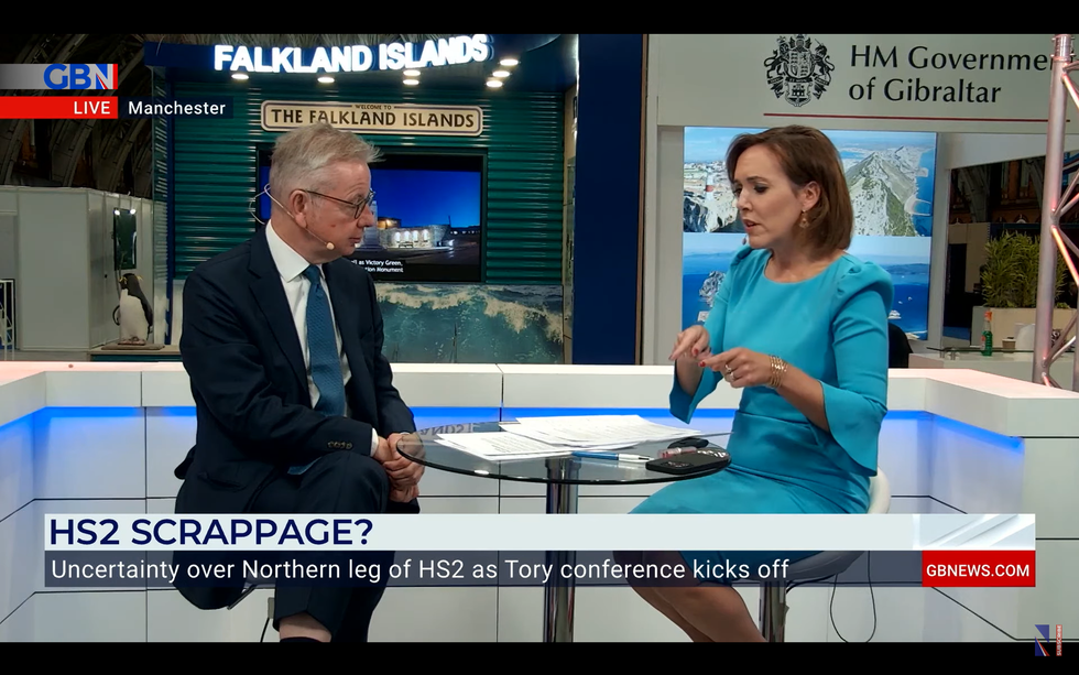 Michael Gove and Camilla Tominey on GB News