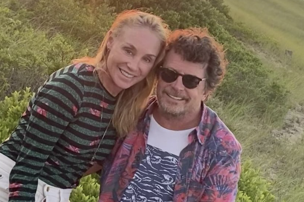 Michael J Fox and Tracy Pollan