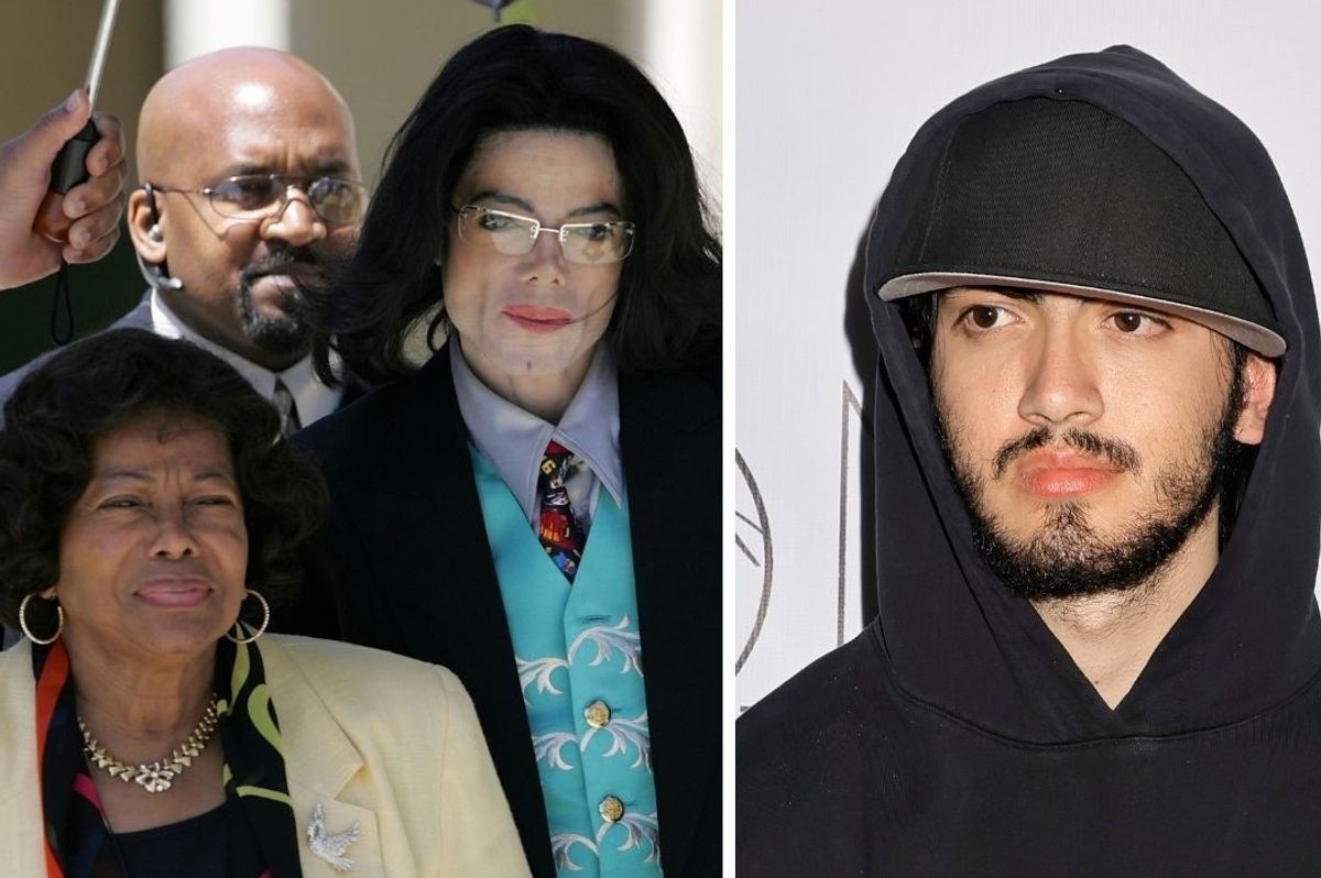 Michael Jackson, Katherine Jackson and Blanket Jackson