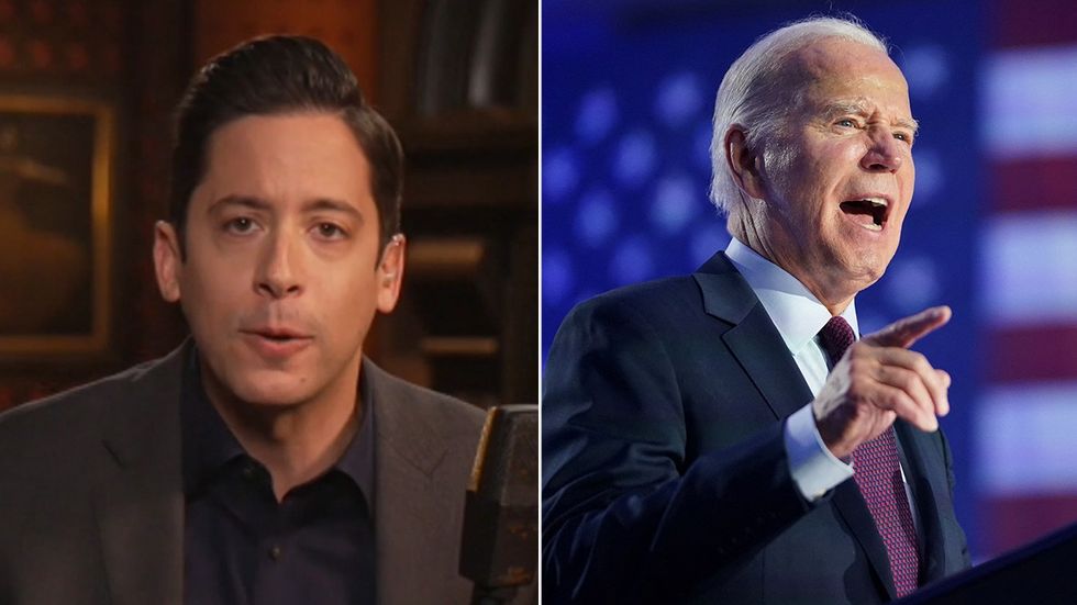 Michael Knowles and Joe Biden