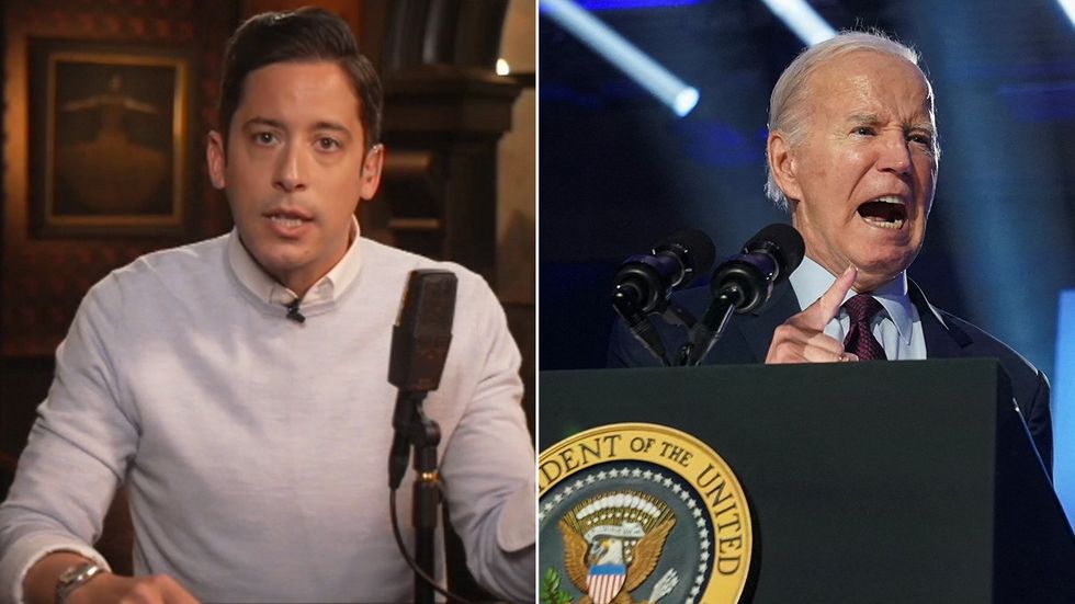 Michael Knowles and Joe Biden