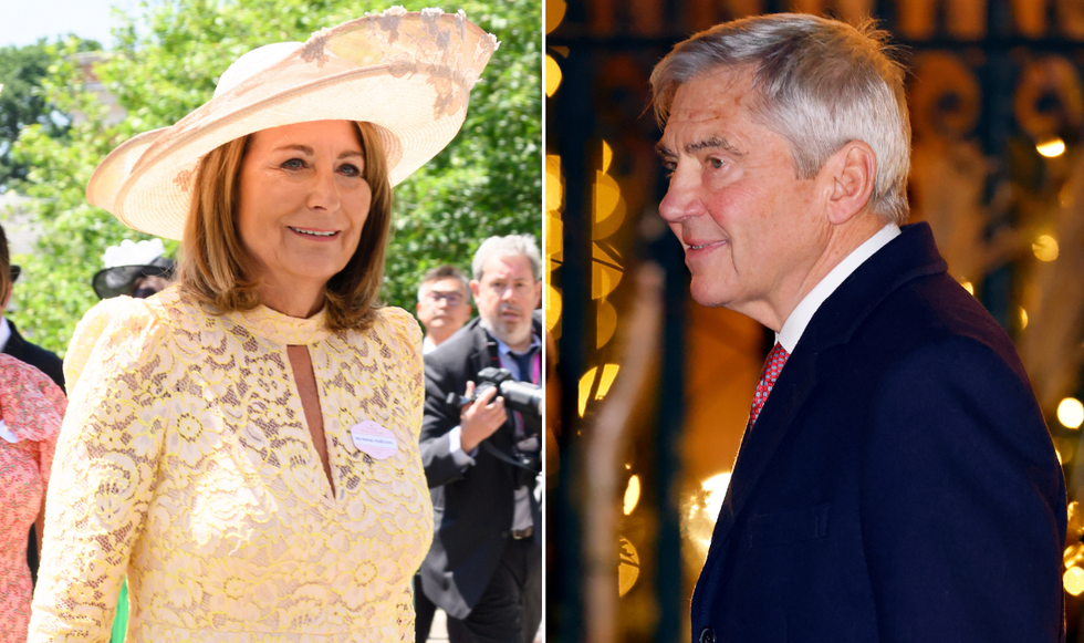 Michael Middleton and Carole Middleton