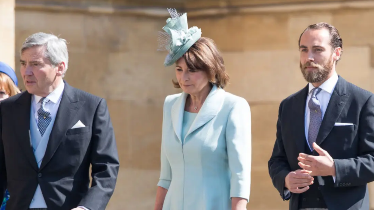Michael Middleton, Carole Middleton, and James Middleton