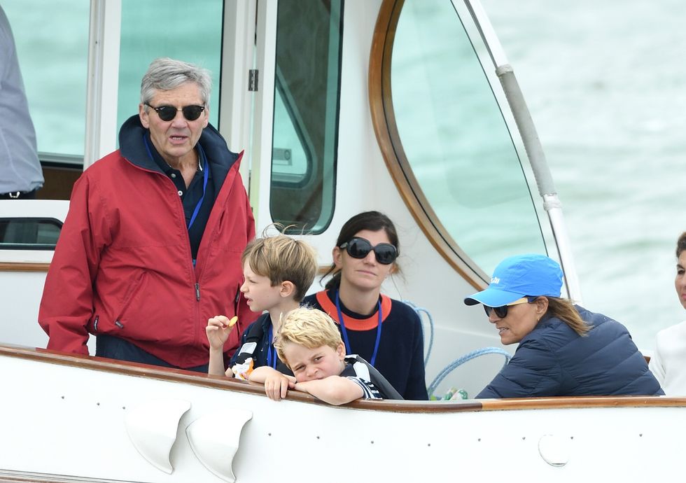 Michael Middleton, Prince George and Carole Middleton