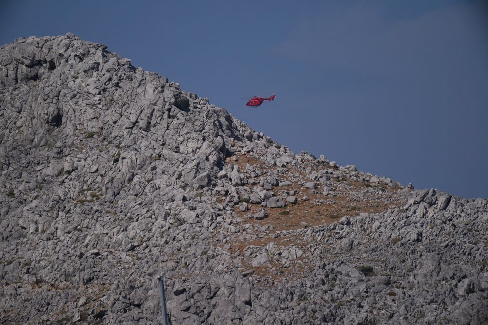 Michael Mosley search: helicopter over Symi\u200b