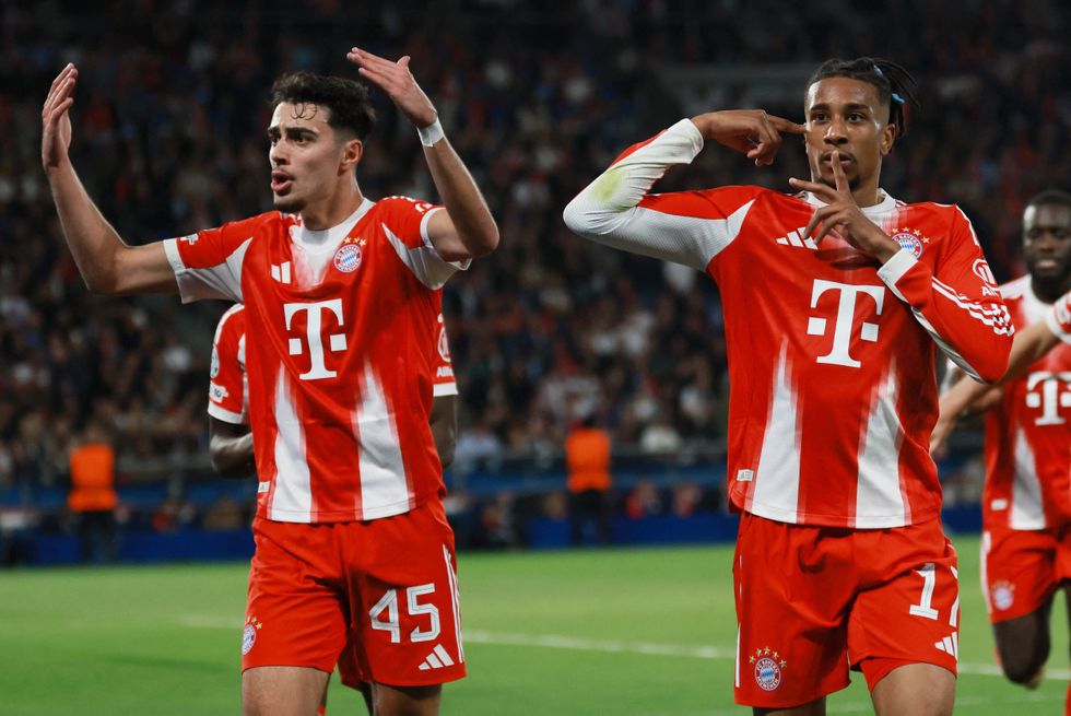 Michael Olise also scored in a five-goal haul in the first half of PSG vs Bayern Munich