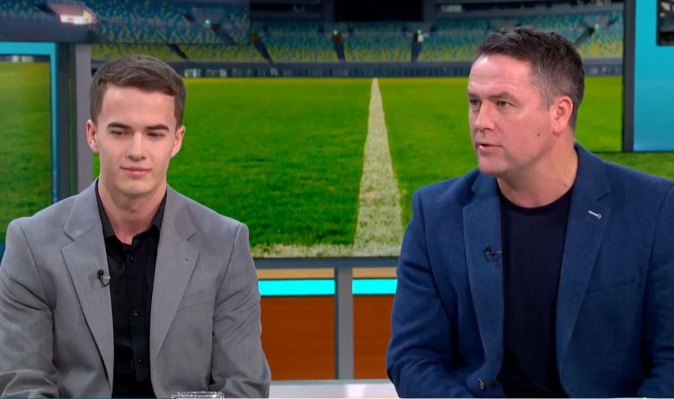 Michael Owen admitted he would swap eyes with his son