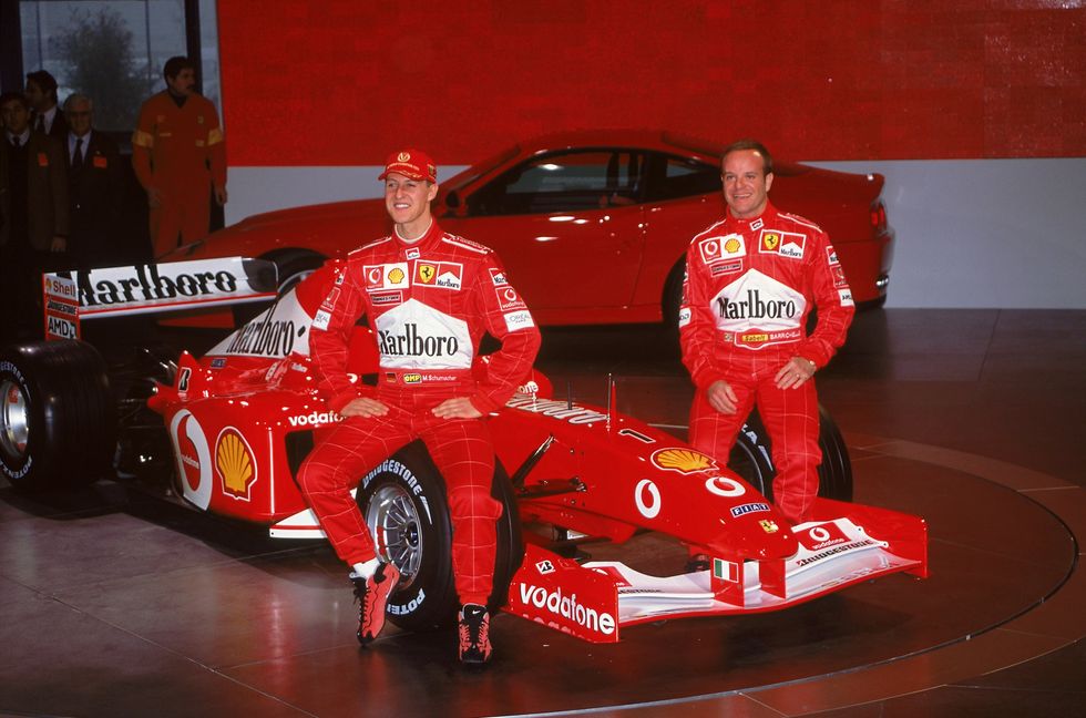 Michael Schumacher spent 11 years at Ferrari