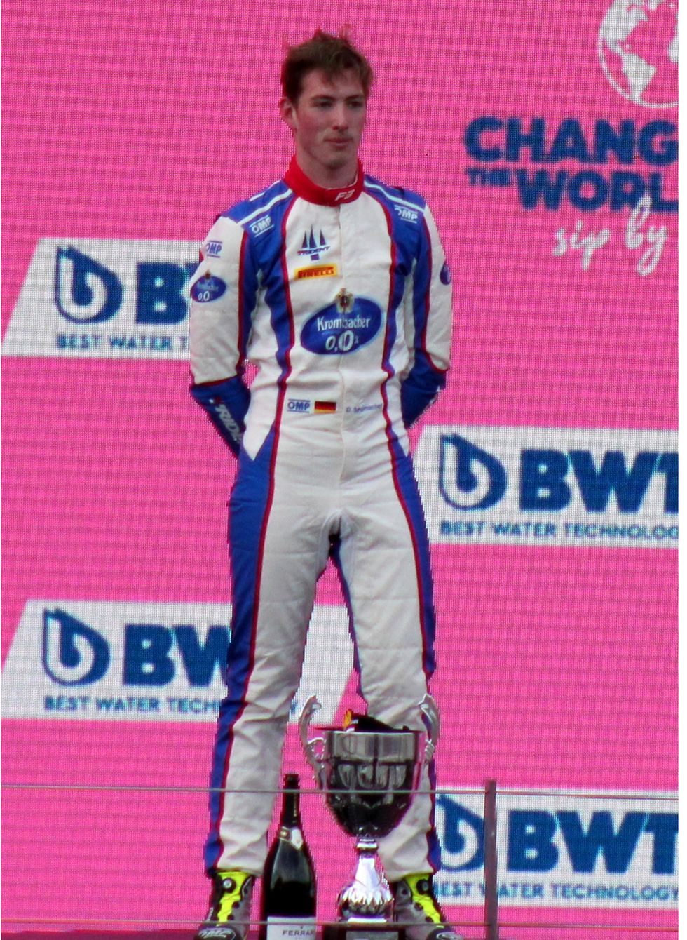 Michael Schumacher’s nephew breaks spine in horror motorsport crash