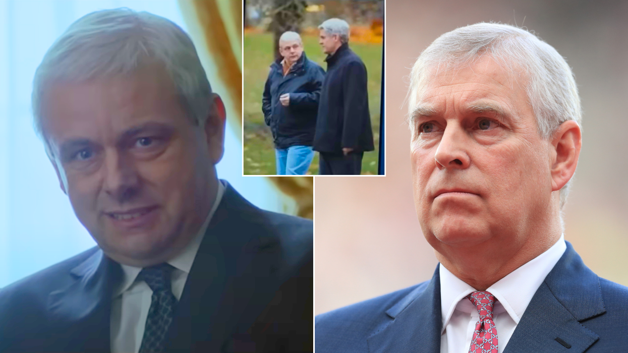 Michael Sheen as Prince Andrew/Image from A Very Royal Scandal of Prince Andrew and Jeffrey Epstein/Prince Andrew