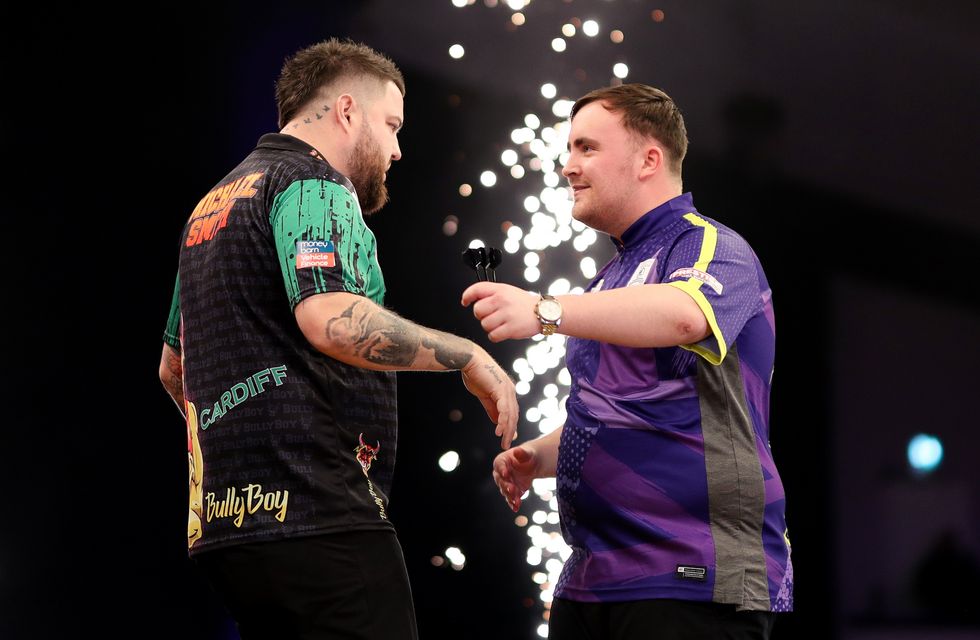 Michael Smith and Luke Littler