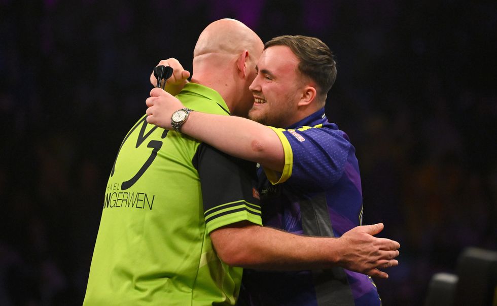 Michael van Gerwen and Luke Littler have played four time this year