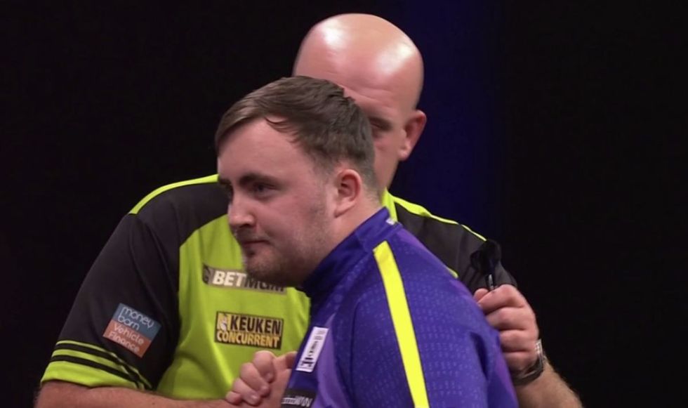 Michael van Gerwen and Luke Littler have played three times this year