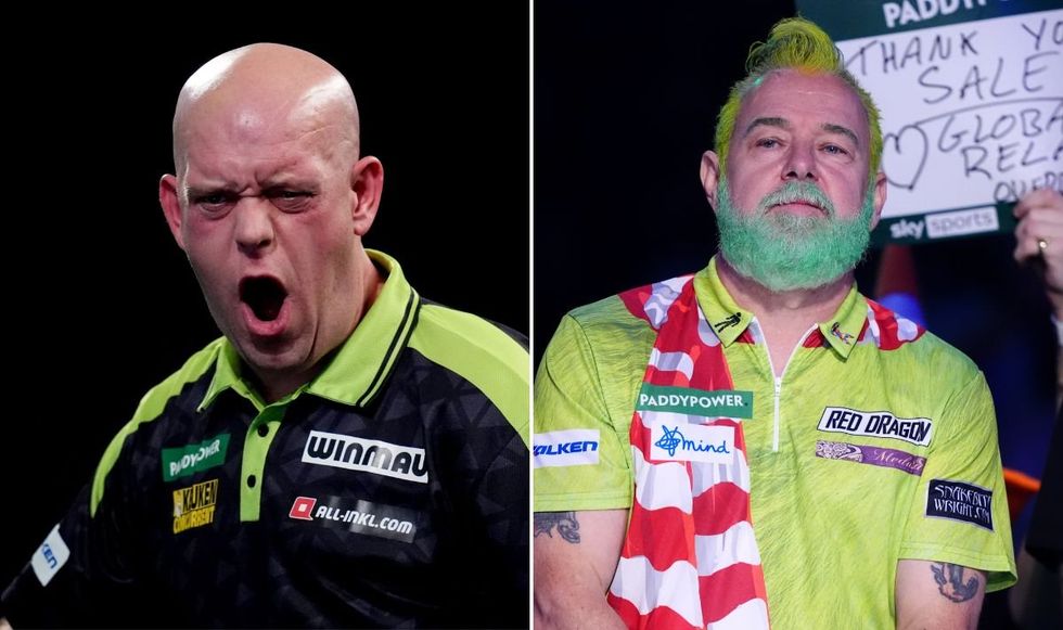 Michael van Gerwen hit back at Peter Wright, who accused the Dutchman of losing his eyesight