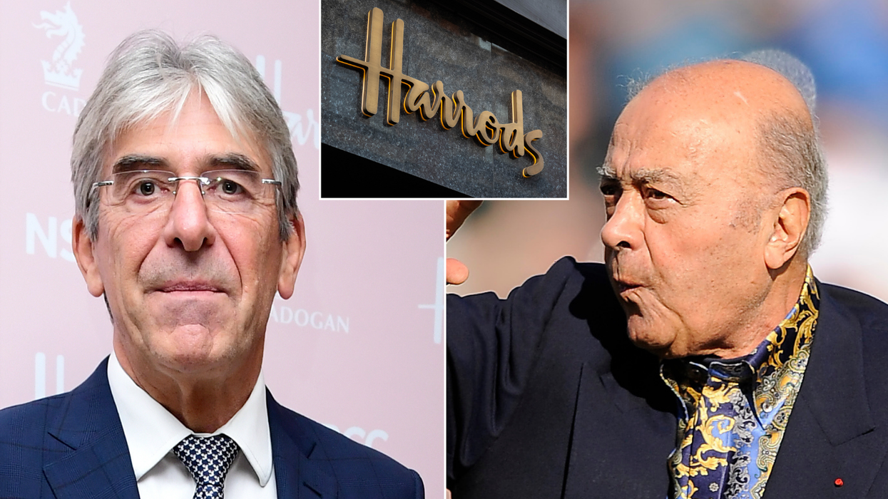 Michael Ward/Harrods logo/Mohamed Al Fayed