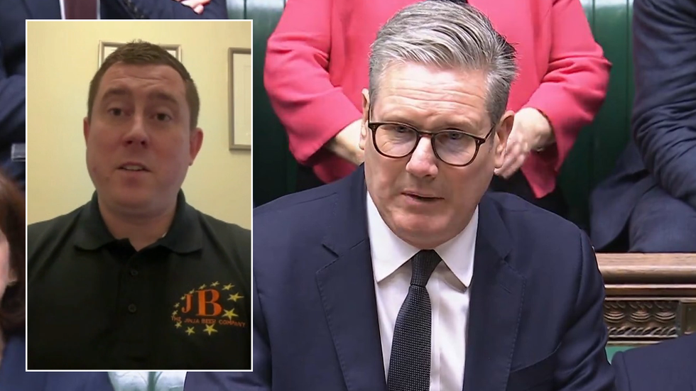 Michael Westwood and Keir Starmer