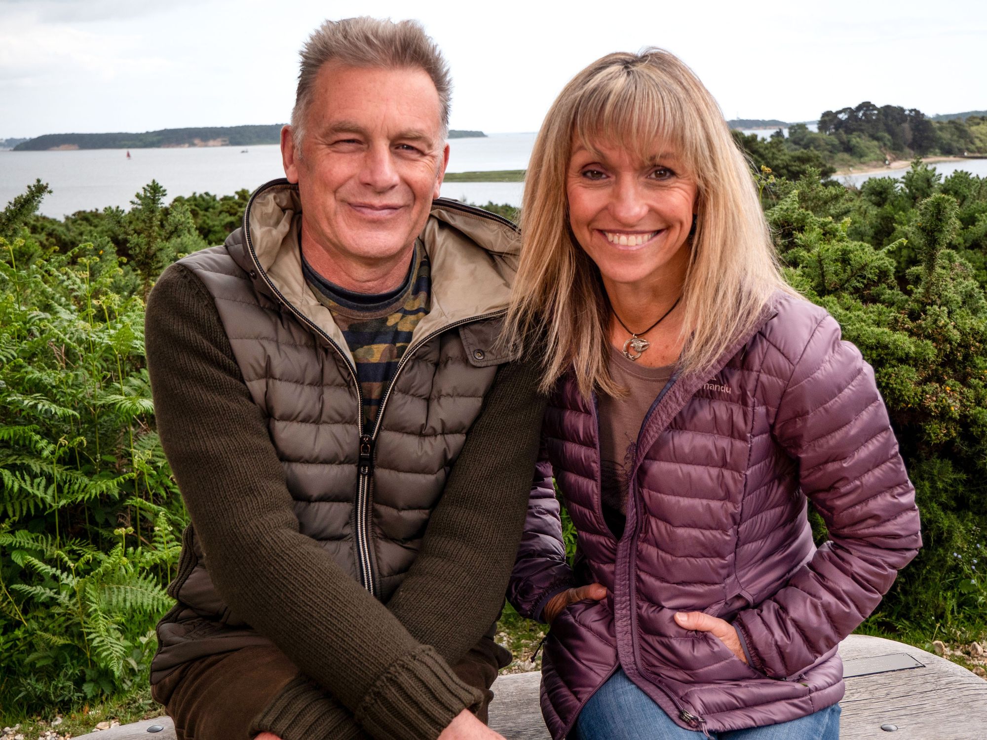 Michaela Strachan and Chris Packham