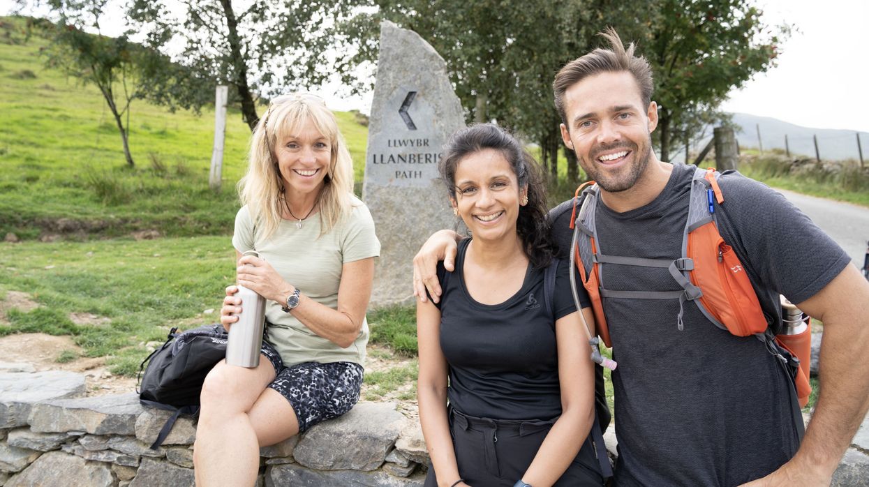 Michaela Strachan, Sonali Shah and Spencer Matthews