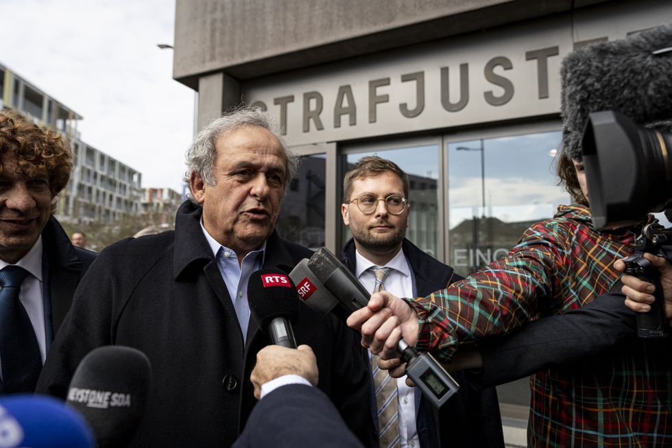 Michel Platini was cleared of fraud and forgery charges in Switzerland in 2022
