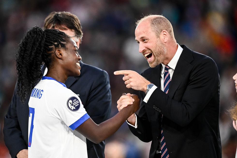 Michelle Agyemang and Prince William