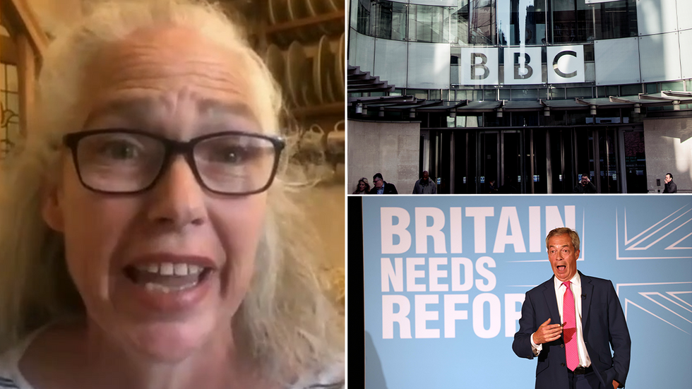 Michelle Chisholm, BBC and Nigel Farage