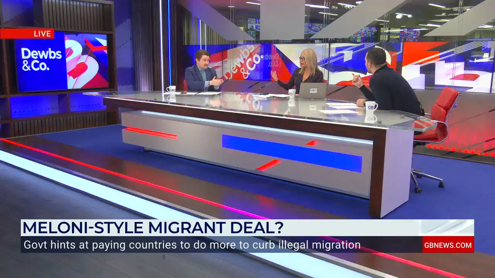 Michelle Dewberry and Aaron Bastani