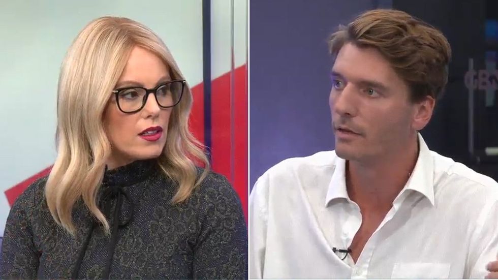 Michelle Dewberry and James Schneider