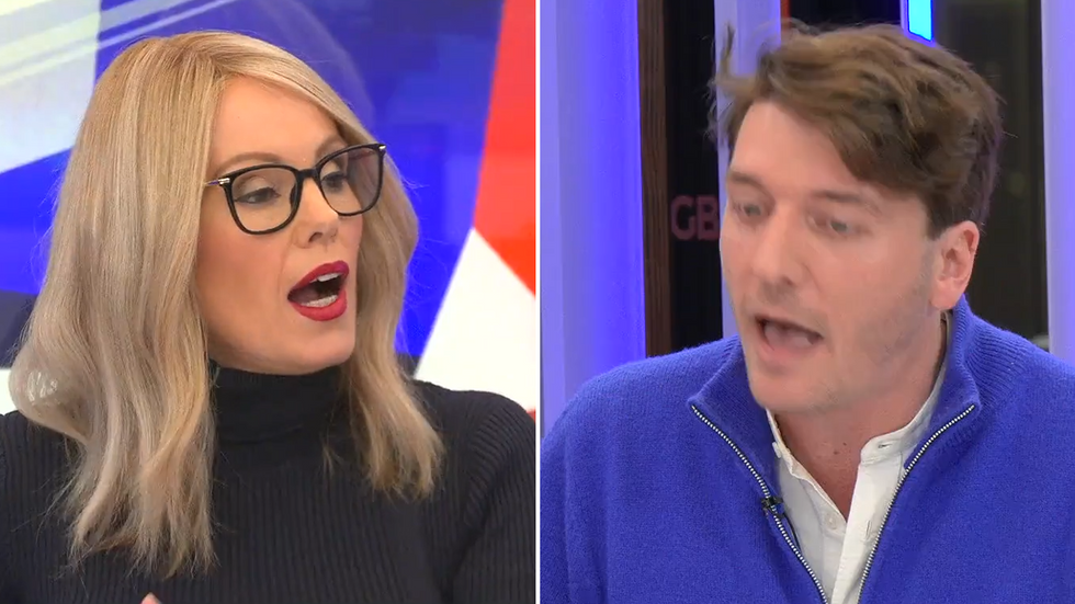 Michelle Dewberry and James Schneider