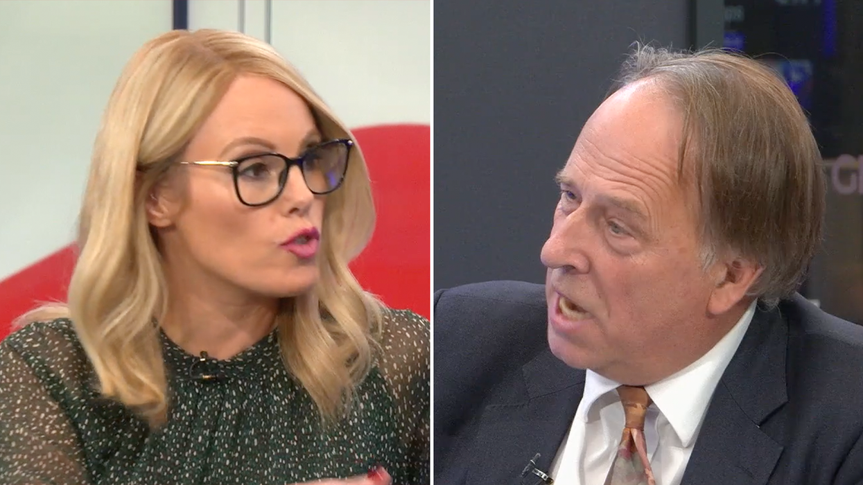 Michelle Dewberry and Michael Crick