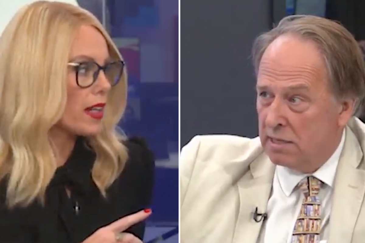 Michelle Dewberry and Michael Crick