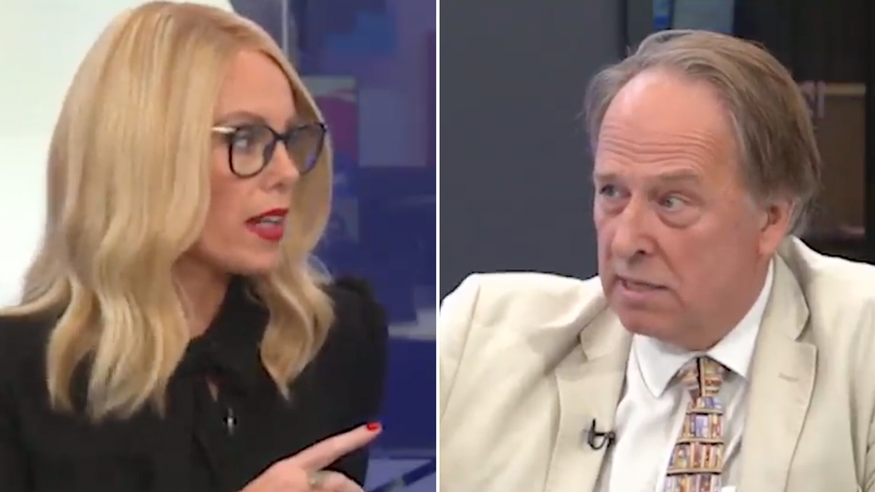 Michelle Dewberry and Michael Crick