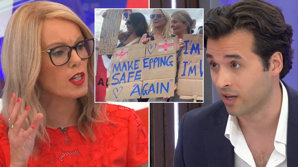 Michelle Dewberry and Sebastian Salek