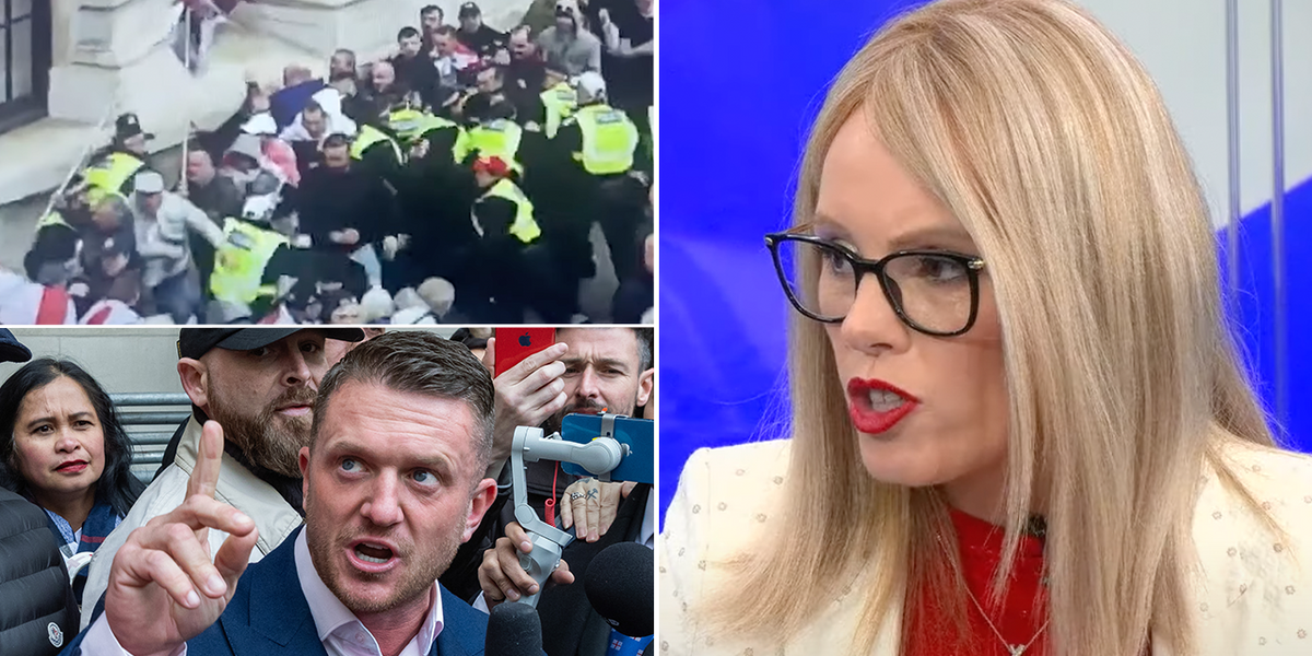 NextImg:Michelle Dewberry hits out over Tommy Robinson 'what's that got to do with anything?'
