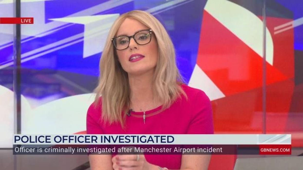 Michelle Dewberry rages at ‘grown men setting fire to their own streets’ as chaos erupts in Manchester over kicking incident