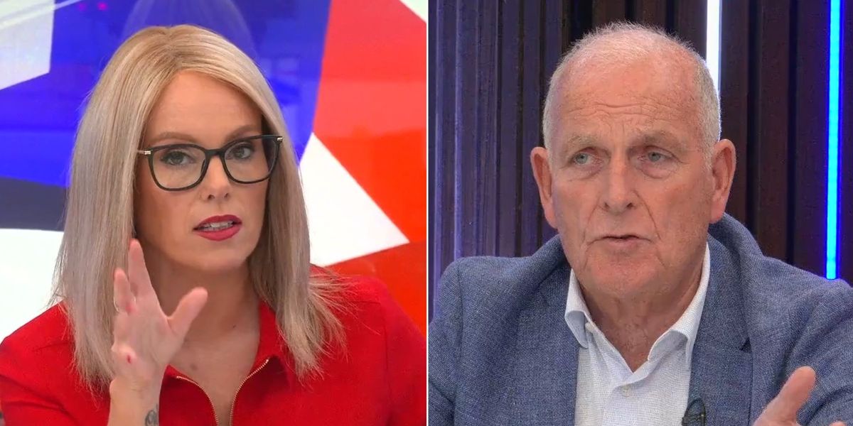 NextImg:Michelle Dewberry tells Kelvin Mackenzie to 'GET OUT' in heated debate: 'Just a poor point!'