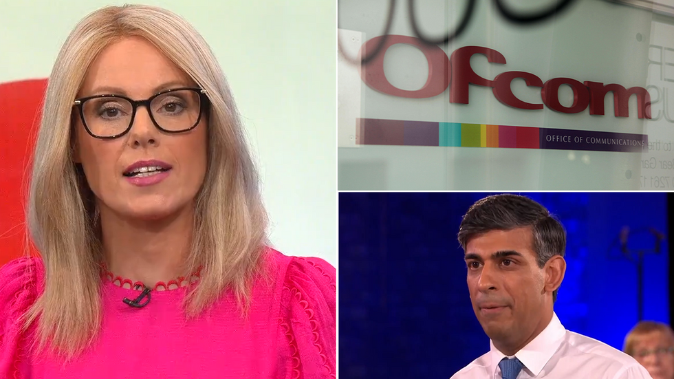 Michelle Dewberry, Ofcom offices and Rishi Sunak