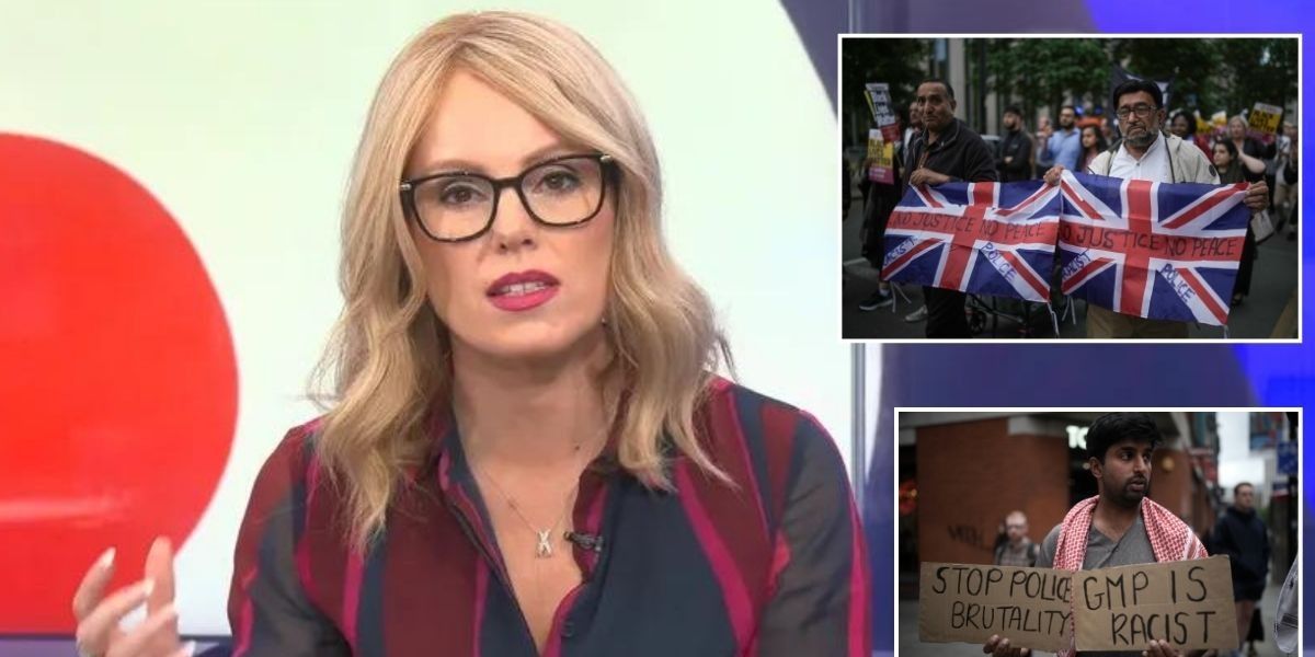 NextImg:Michelle Dewberry's three questions to those protesting against 'racist police' after Manchester Airport video