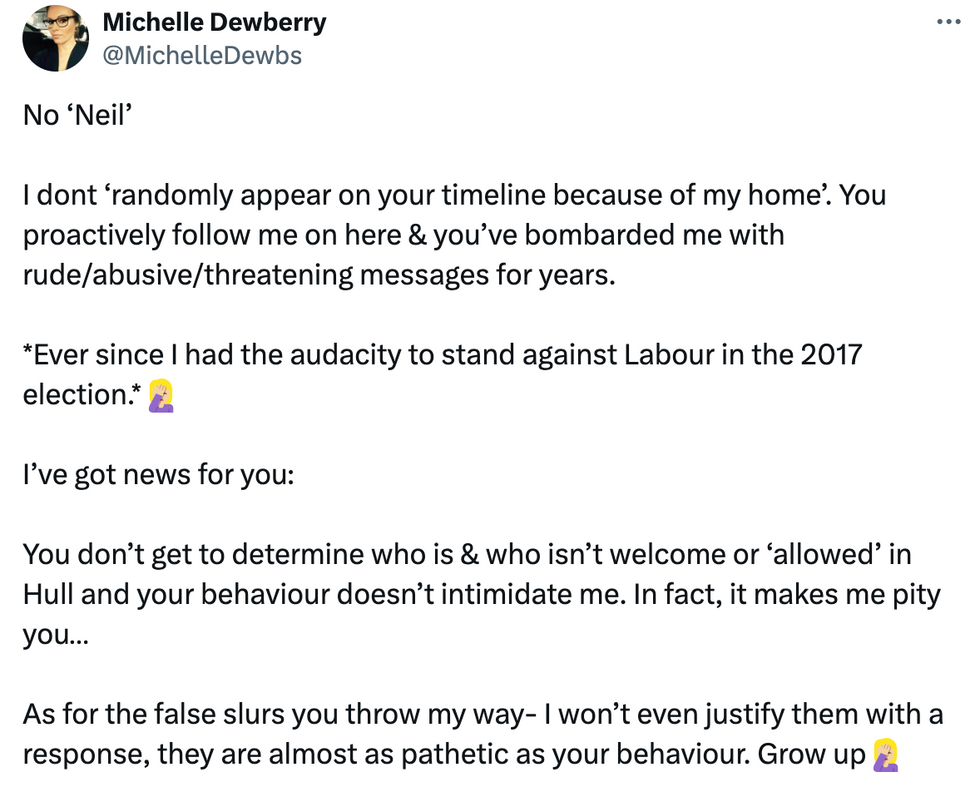 Michelle Dewberry X