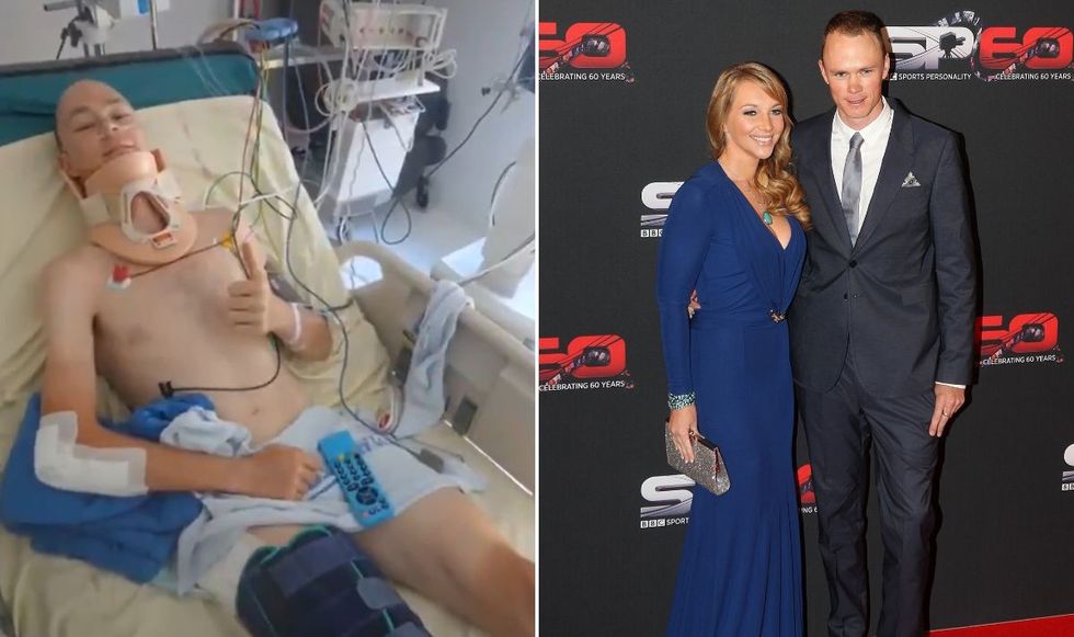 Michelle Froome admitted that Chris Froome will not be riding for a long time