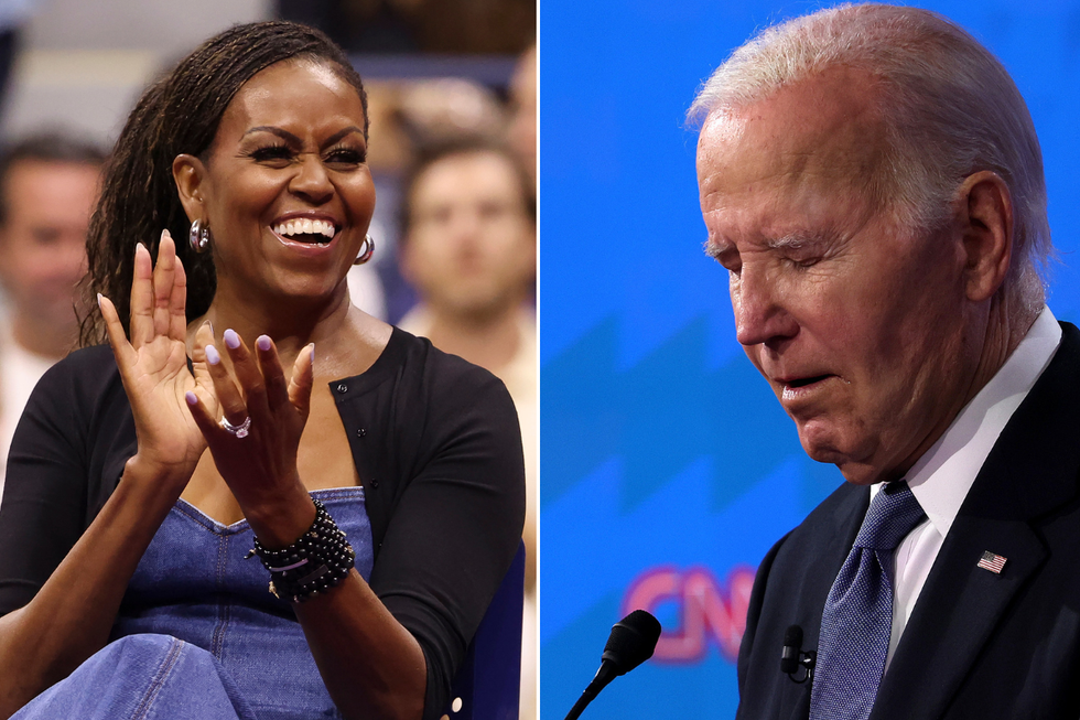 Michelle Obama, Joe Biden