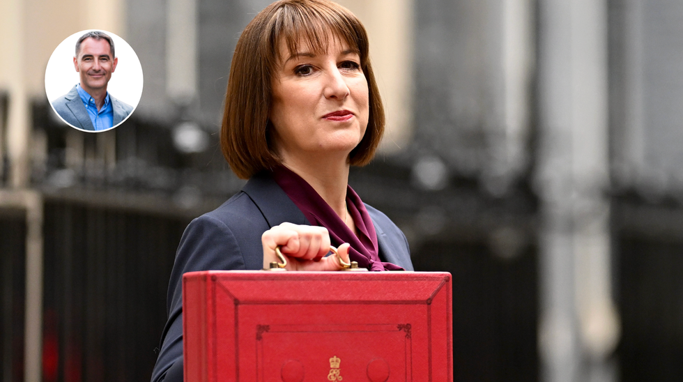 Mick Booker (left), Rachel Reeves (middle)