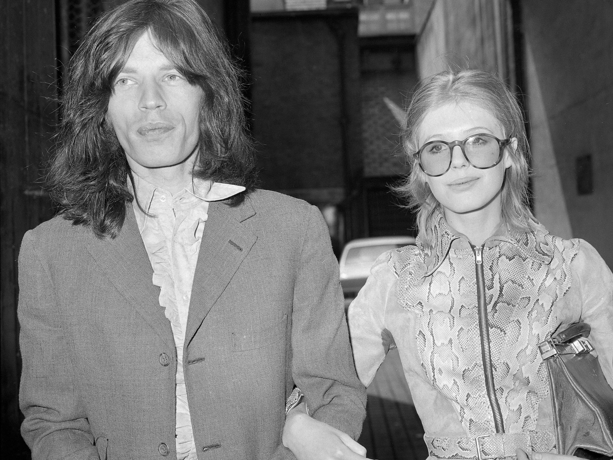 Mick Jagger and Marianne Faithfull